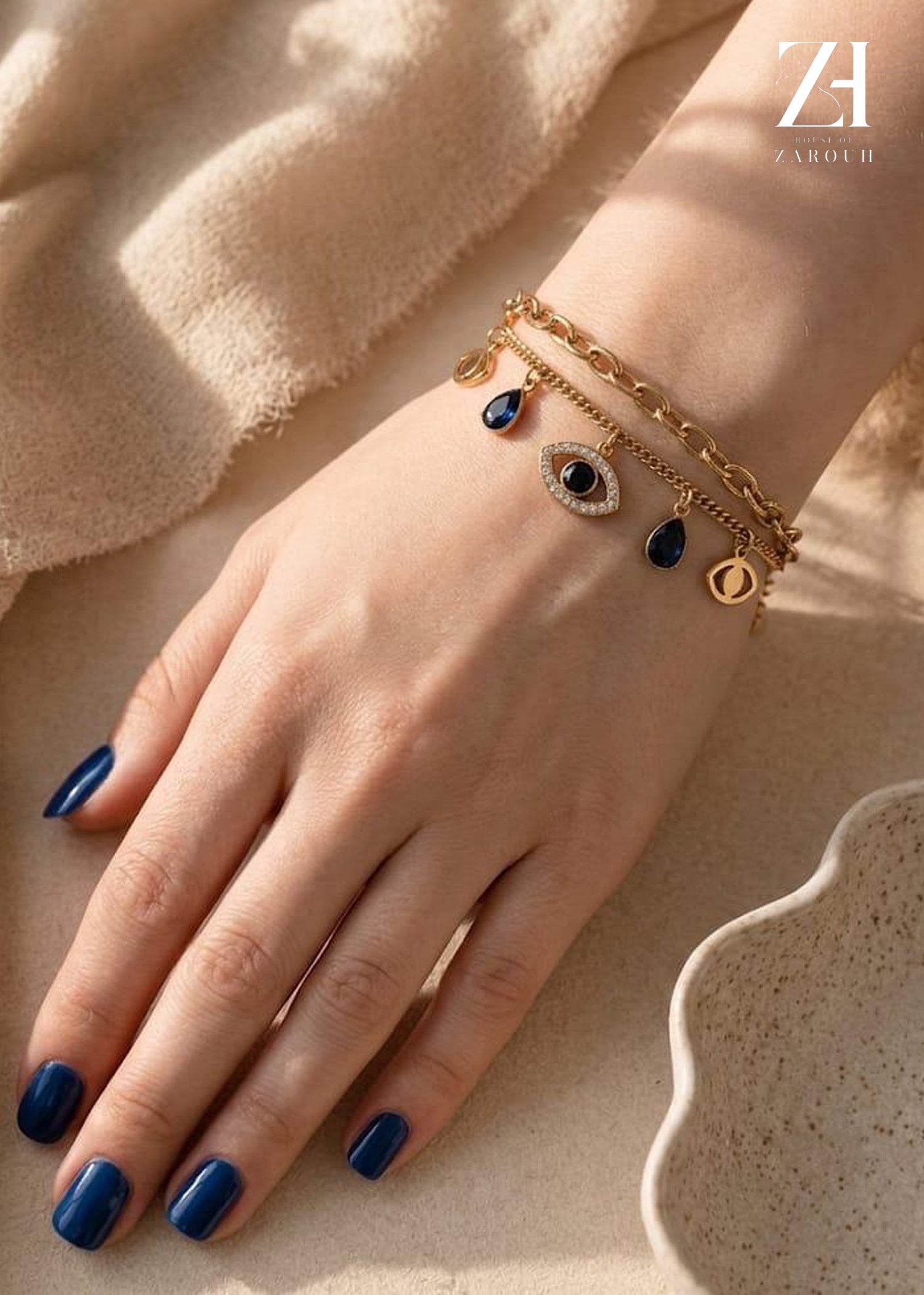 Double Charm Evil Eye