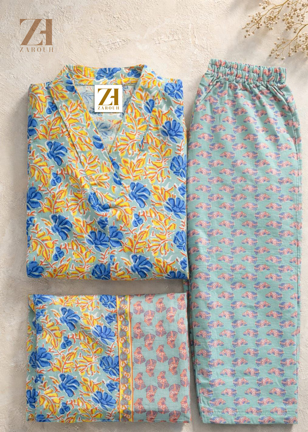 Serene Sky Co-ord Suit