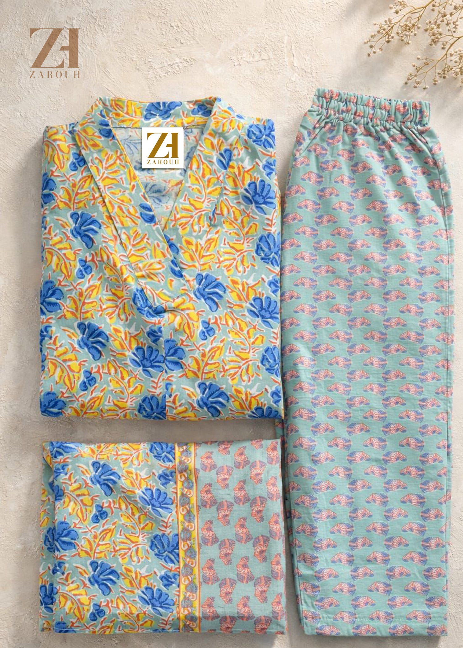 Serene Sky Co-ord Suit