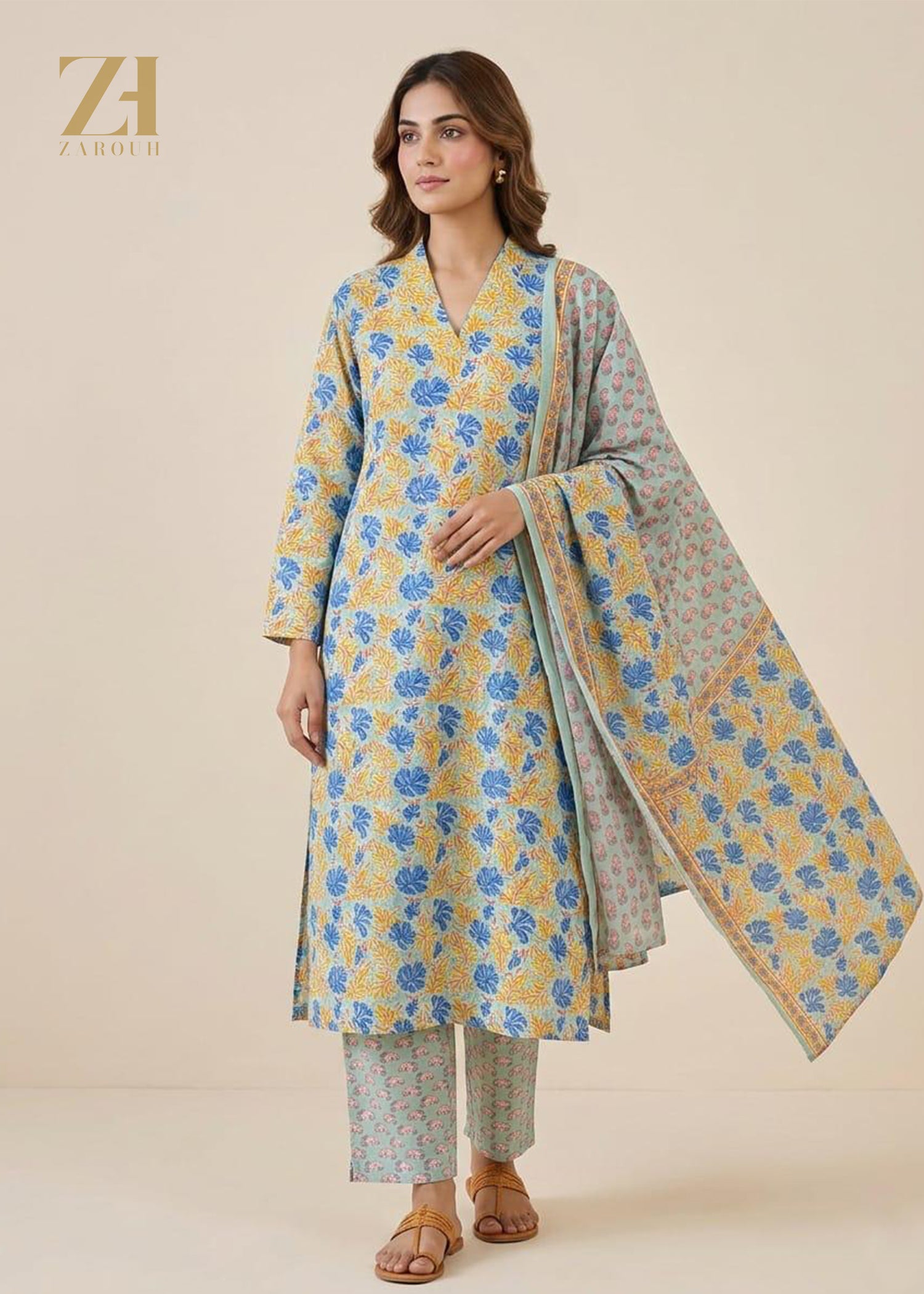 Serene Sky Co-ord Suit