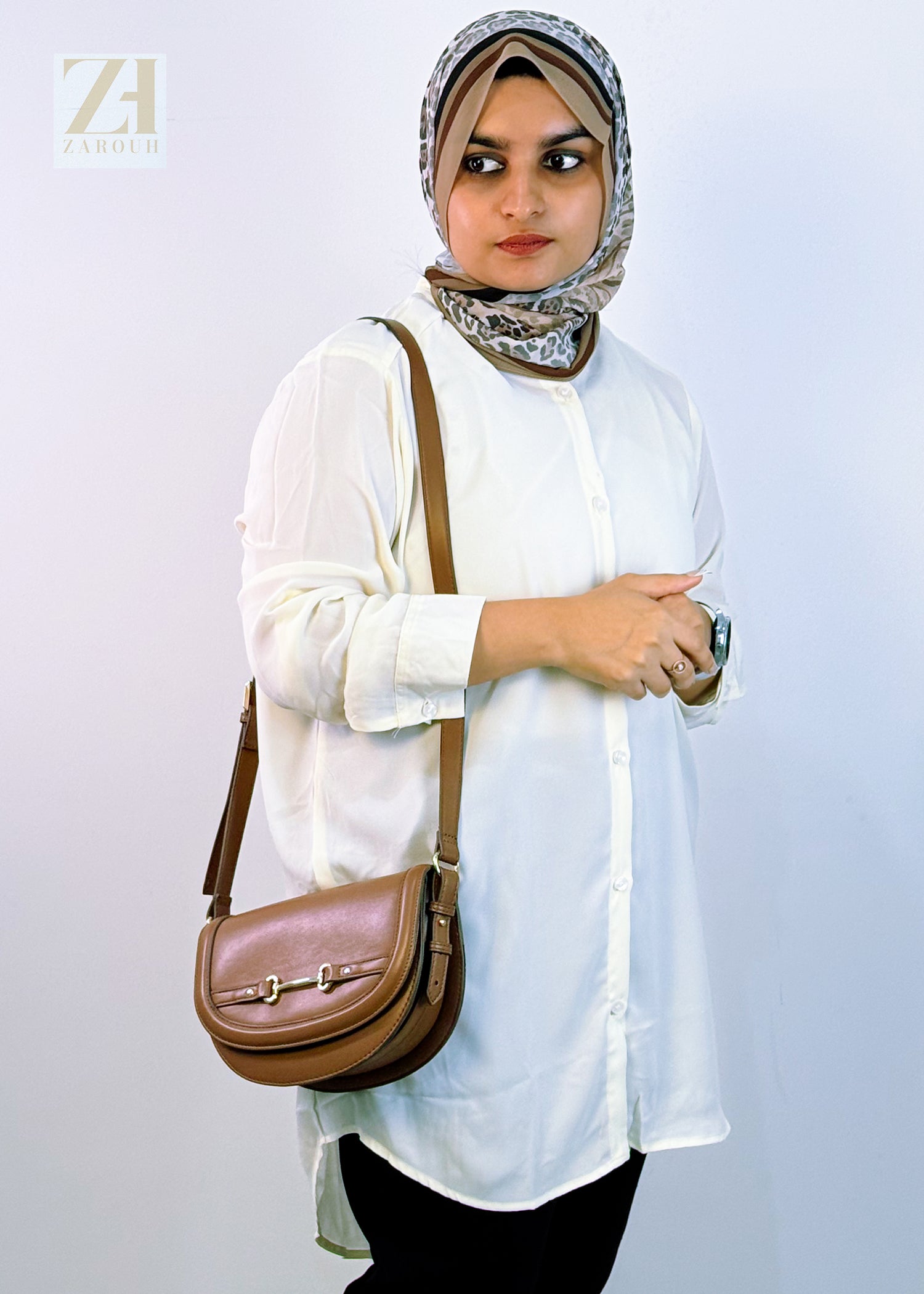 Ivory Long Lined Shirt