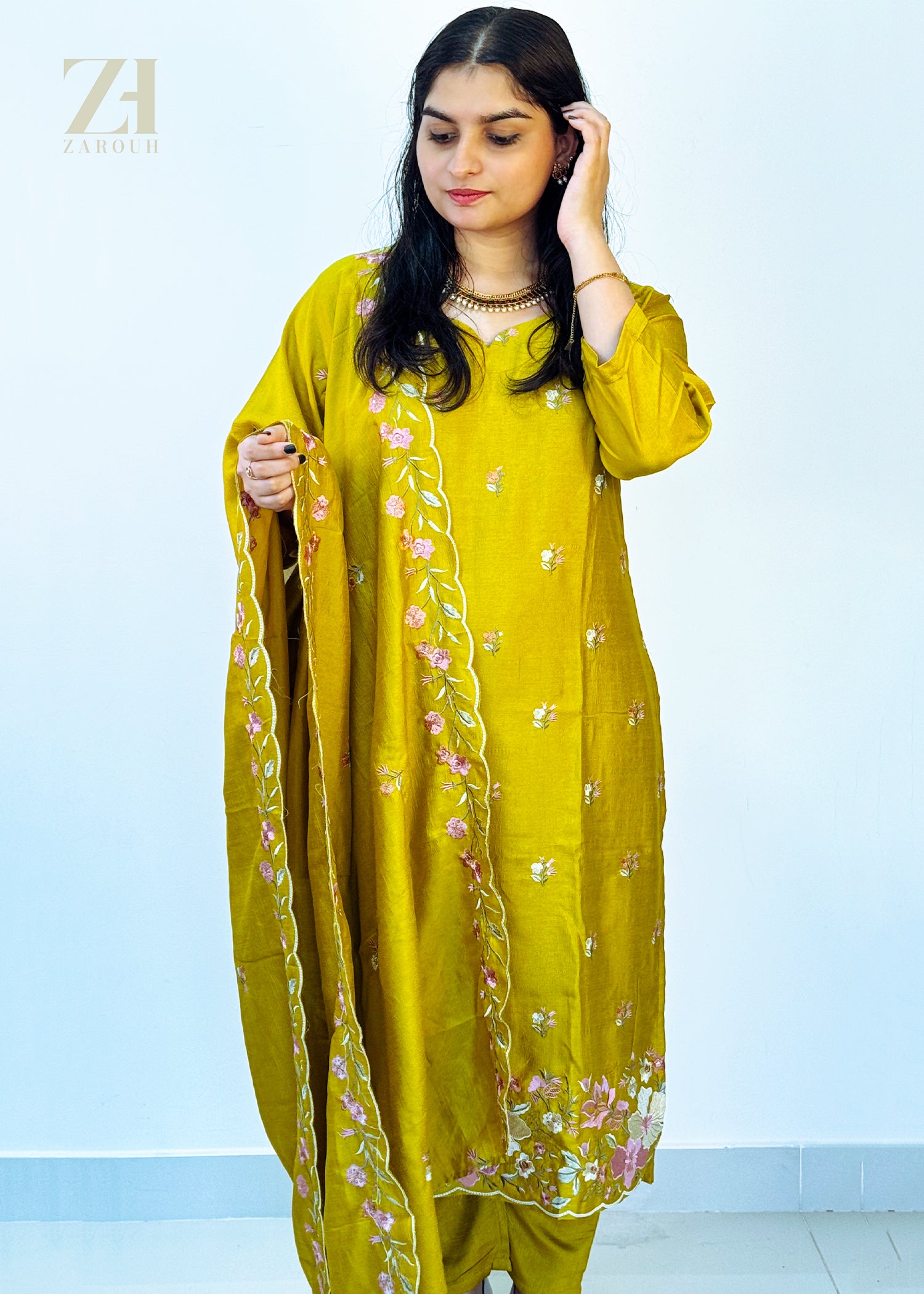 Marigold Meadow Silk Set
