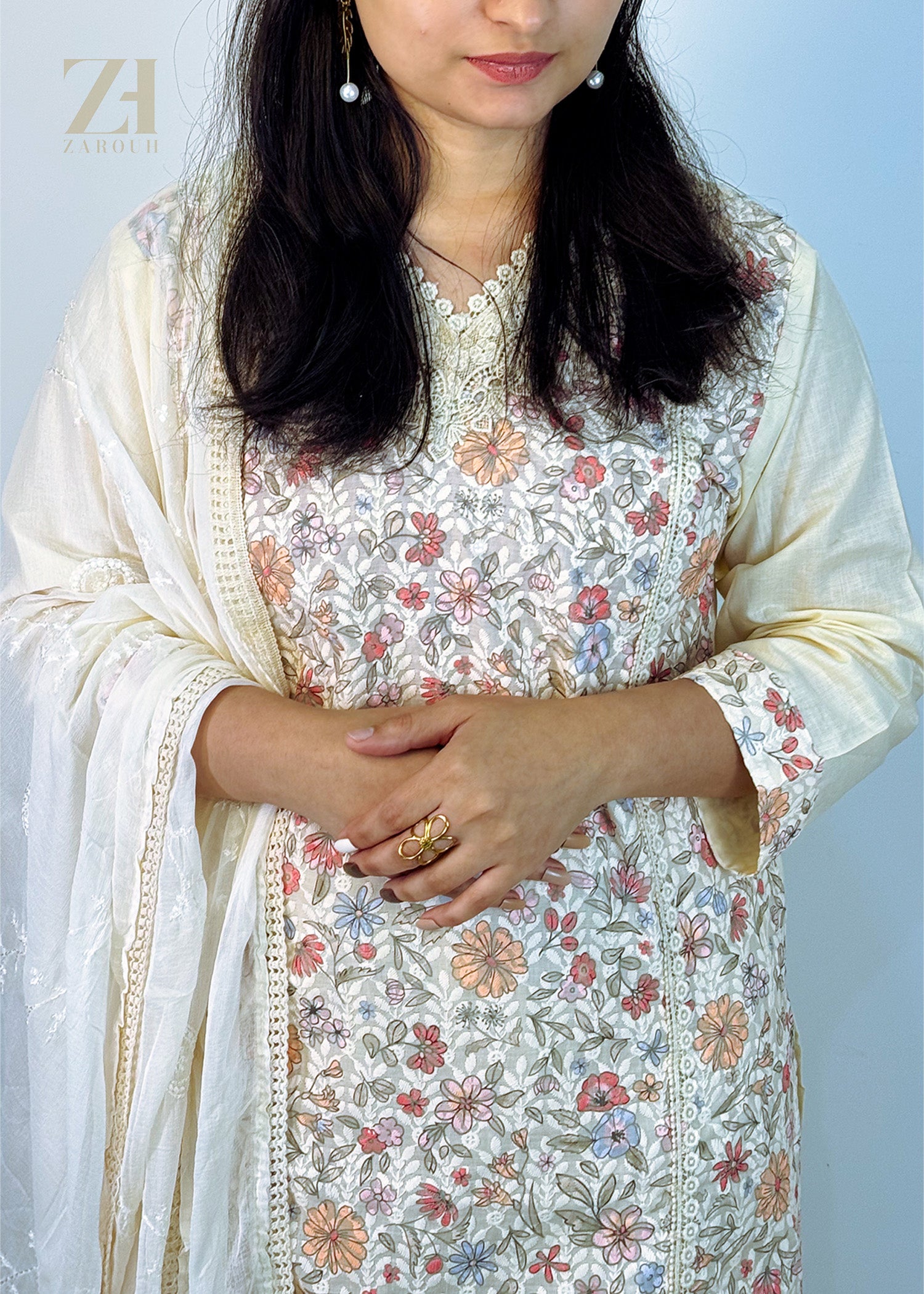 Pastel Meadow Lace Set
