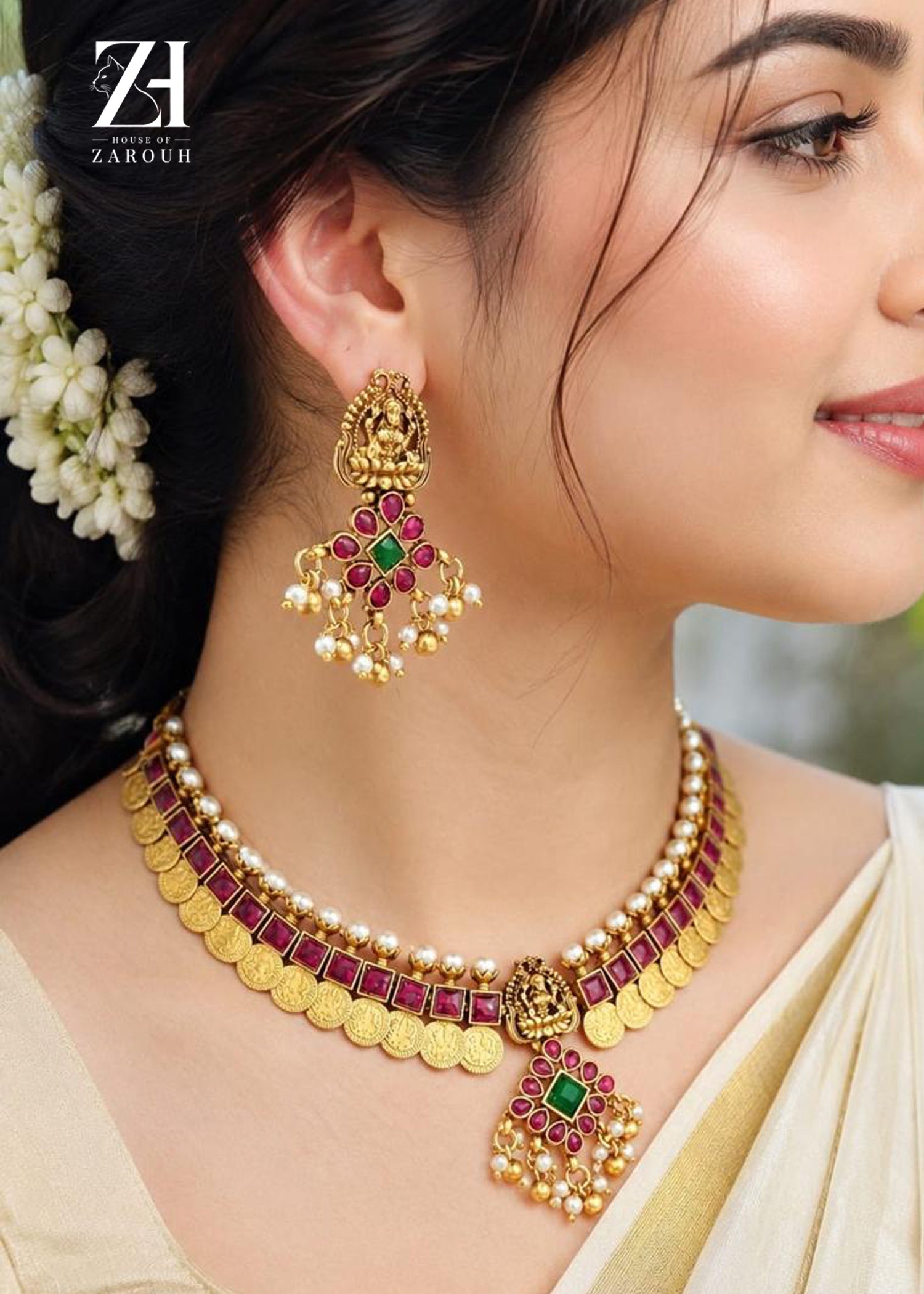 Lakshmi Swarna Kasu Choker Set